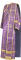 Дьяконское облачение - парча П "Пасхальное яйцо" (фиолетовое-золото), обиходные кресты