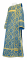 Дьяконское облачение - шёлк Ш3 "Николаев" (синее-золото), обыденная отделка