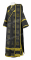 Дьяконское облачение - шёлк Ш3 "Абакан" (чёрное-золото), обыденная отделка