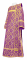 Дьяконское облачение - шёлк Ш3 "Николаев" (фиолетовое-золото), обыденная отделка