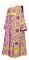 Дьяконское облачение - шёлк Ш3 "Старо-греческий" (фиолетовое-золото), обыденная отделка