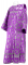 Дьяконское облачение - шёлк Ш3 "Лоза" (фиолетовое-серебро), обиходная отделка