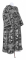Дьяконское облачение - шёлк Ш3 "Курск" (чёрное-серебро), обиходные кресты