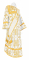 Дьяконское облачение - шёлк Ш3 "Вифлеем" (белое-золото), обыденная отделка