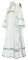 Дьяконское облачение - шёлк Ш3 "Лоза" (белое-серебро), Обыденные кресты