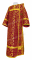 Дьяконское облачение - шёлк Ш4 "Каппадокия" (бордо-золото), обыденная отделка