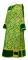 Дьяконское облачение - шёлк Ш4 "Букет" (зелёное-золото) с бархатными вставками, обиходная отделка
