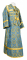 Иподьяконское облачение - парча П "Вологодский посад" (синее-золото), обыденная отделка