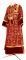 Иподьяконское облачение - парча П "Кустодия" (бордо-золото), с бархатными вставками, обиходная отделка