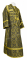 Иподьяконское облачение - парча П "Вологодский посад" (чёрное-золото), обыденная отделка