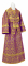 Иподьяконское облачение - парча П "Успение" (фиолетовое-золото), обиходная отделка