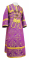 Иподьяконское облачение - парча П "Алания" (фиолетовое-золото), обыденная отделка