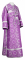Иподьяконское облачение - парча П "Василия" (фиолетовое-серебро), обиходная отделка