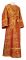 Иподьяконское облачение - парча П "Шуя" (красное-золото), обиходная отделка