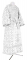 Иподьяконское облачение - парча П "Старо-греческая" (белое-серебро), обиходные кресты