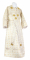 Иподьяконское облачение - парча ПГ2 "Прямой крест" (белое-золото), соборная отделка