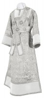 Иподиаконское облачение из парчи ПГ3 (белый/серебро)