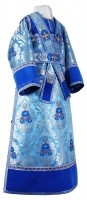 Иподиаконское облачение из парчи ПГ4 (синий/серебро)