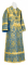 Иподьяконское облачение - шёлк Ш3 "Никея" (синее-золото), обыденная отделка
