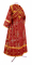 Иподьяконское облачение - шёлк Ш3 "Иверский" (бордо-золото) (вид сзади), обиходные кресты