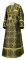 Иподьяконское облачение - шёлк Ш3 "Златоуст" (чёрное-золото), обиходная отделка
