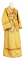 Иподьяконское облачение - шёлк Ш3 "Канон" (жёлтое-золото с бордо), обиходная отделка