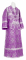 Иподьяконское облачение - шёлк Ш3 "Никея" (фиолетовое-серебро), обыденная отделка