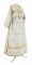 Иподьяконское облачение - шёлк Ш3 "Иверский" (белое-золото) (вид сзади), обиходные кресты