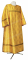 Стихарь дьяконский - парча П "Каменный цветок" (жёлтый-золото), обыденная отделка
