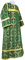 Стихарь дьяконский - парча П "Убрус" (зелёный-золото), обиходные кресты
