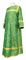 Стихарь дьяконский - парча П "Вологодский посад" (зелёный-золото), обиходные кресты