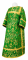 Стихарь дьяконский - парча П "Феврония" (зелёный-золото), Обыденные кресты