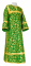 Стихарь дьяконский - парча П "Каппадокия" (зелёный-золото), Обыденные кресты