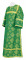 Стихарь дьяконский - парча П "Воскресение" (зелёный-золото), соборная отделка