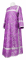 Стихарь дьяконский - парча П "Вологодский посад" (фиолетовый-серебро), обыденная отделка