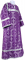 Стихарь дьяконский - парча П "Убрус" (фиолетовый-серебро), обиходные кресты