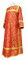 Стихарь дьяконский - парча П "Вологодский посад" (красный-золото), обыденная отделка