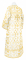 Стихарь дьяконский - парча П "Лоза" (белый-золото) вид сзади, обиходная отделка