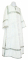 Стихарь дьяконский - парча П "Лоза" (белый-серебро), обыденная отделка