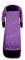 Стихарь дьяконский - парча ПГ2 "Репка" (фиолетовый-золото) (вид сзади) с бархатными вставками, обиходная отделка