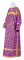 Стихарь дьяконский - шёлк Ш2 "Любава" (фиолетовый-золото), соборная отделка