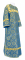 Стихарь дьяконский - шёлк Ш3 "Вологодский посад" (синий-золото), соборная отделка