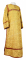 Стихарь дьяконский - шёлк Ш3 "Кружевница" (жёлтый-золото с бордо), обиходная отделка