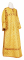 Стихарь дьяконский - шёлк Ш3 "Канон" (жёлтый-золото с бордо), обиходная отделка