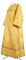 Стихарь дьяконский - шёлк Ш3 "Виноградная ветвь" (жёлтый-золото), обиходные кресты