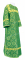 Стихарь дьяконский - шёлк Ш3 "Вологодский посад" (зелёный-золото), обиходная отделка