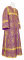 Стихарь дьяконский - шёлк Ш3 "Никея" (фиолетовый-золото), обыденная отделка