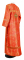 Стихарь дьяконский - шёлк Ш3 "Шуя" (красный-золото) (вид сзади), обиходная отделка