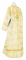 Стихарь дьяконский - шёлк Ш3 "Лавра" (белый-золото) вид сзади, соборная отделка