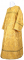 Стихарь дьяконский - шёлк Ш4 "Престол" (жёлтый-золото), обыденная отделка